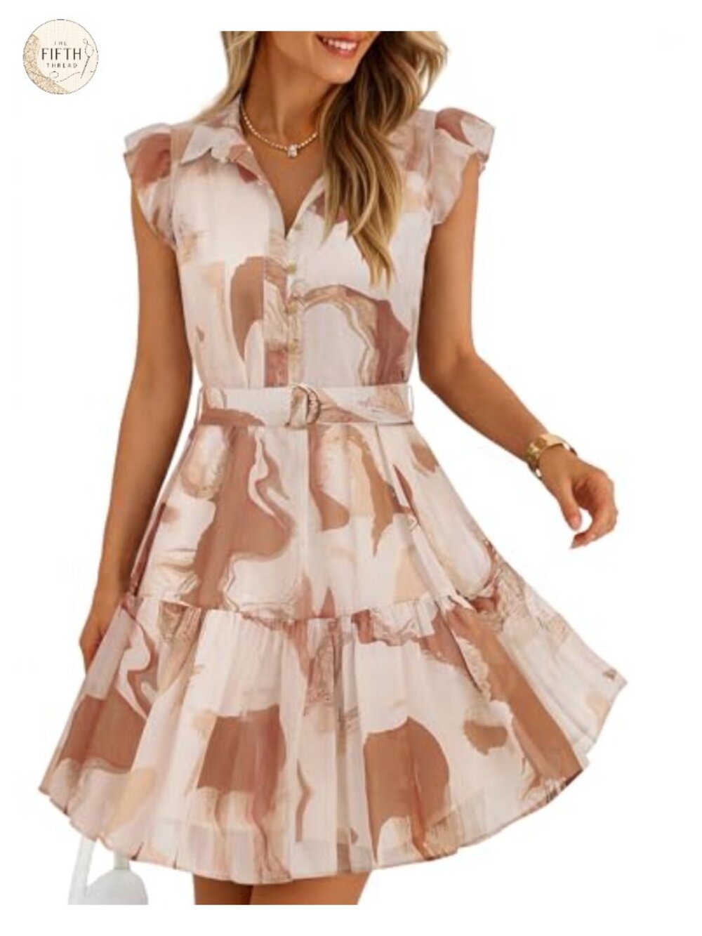 Womens Summer Floral Chiffon Beach Mini Dress Boho A-Line Short Sleeve